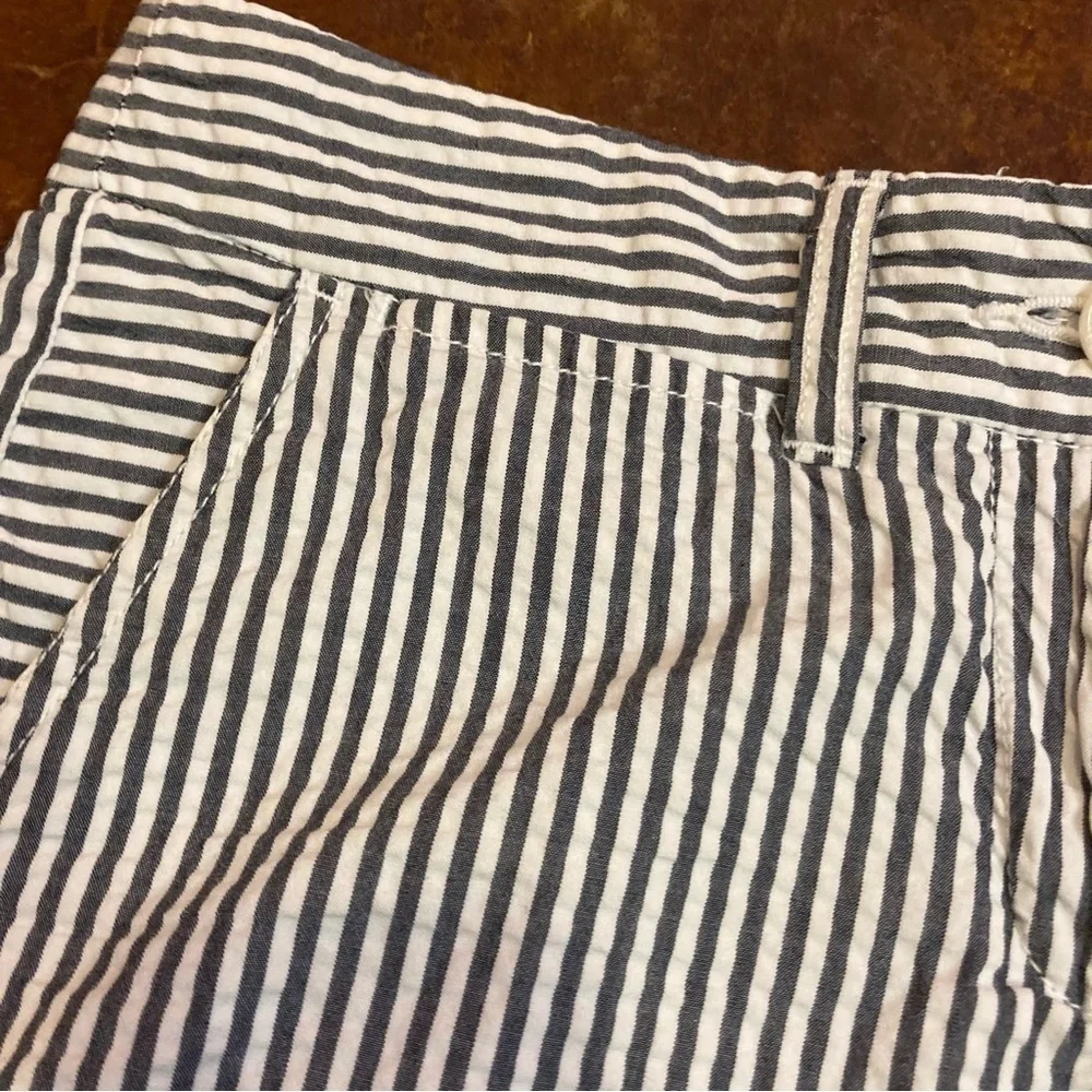 Ladies Crown and Ivy Striped Shorts